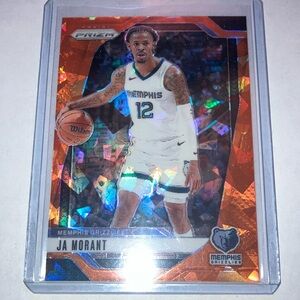 2024-25 Panini Ja Morant Memphis Grizzlies Orange Ice Prizm Card Mint